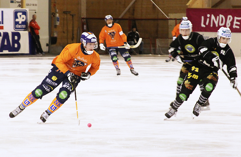 Daniel Berlin i aktion under matchen mot Broberg. Foto: Per Jarefjord